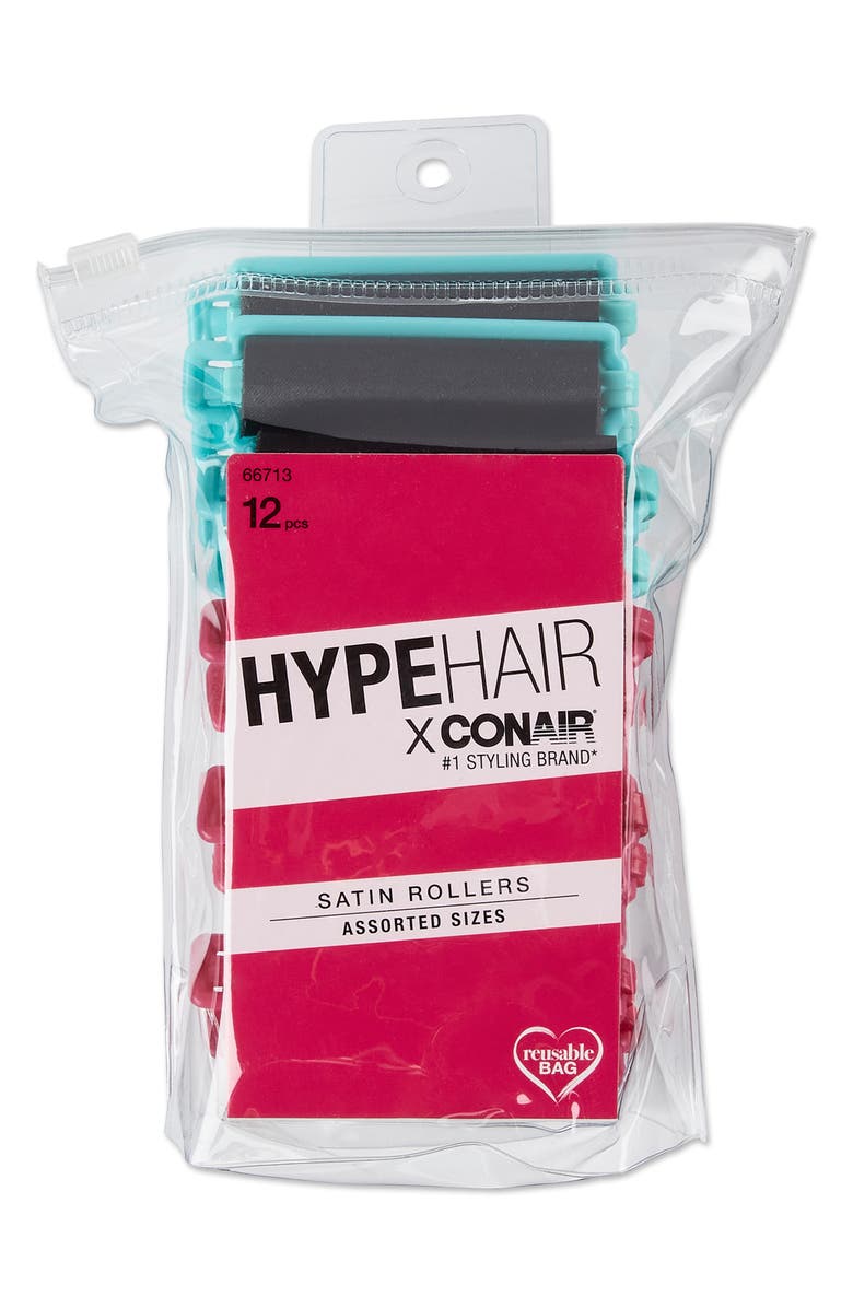 HYPE HAIR x CONAIR 12Pack Satin Wrap Foam Rollers Nordstromrack