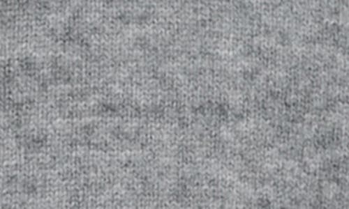 Mango Women's Decorative Stitching Wool Cardigan In Medium Heather Grey