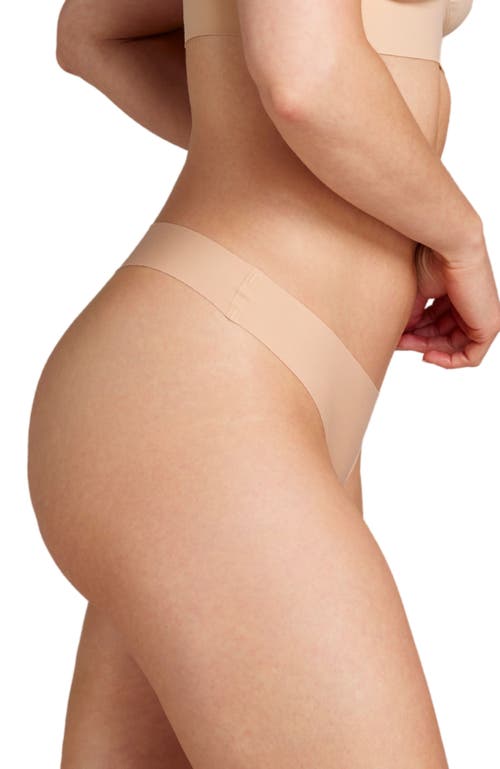 Siella No-show Thong In Maple Sugar