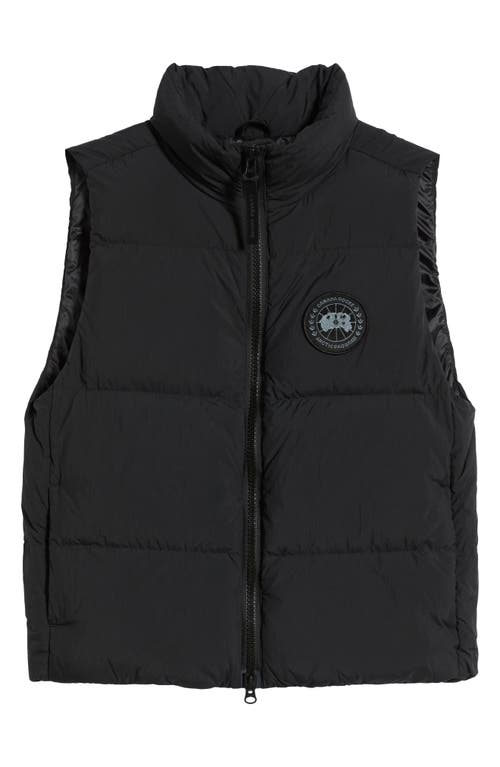 Shop Canada Goose Lawrence 750 Fill Power Down Vest In Black - Noir