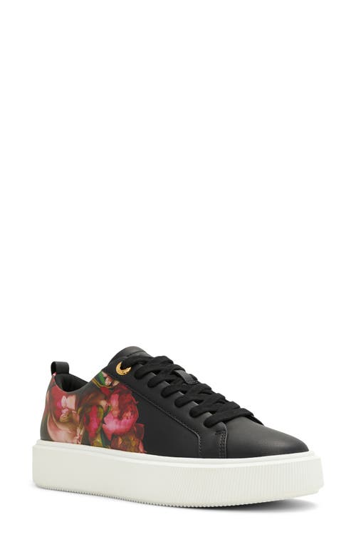 Ted Baker London Avery Platform Sneaker in Black Multi 