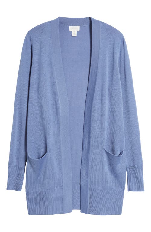 Shop Caslonr Caslon(r) Everyday Open Front Cardigan In Blue Colony