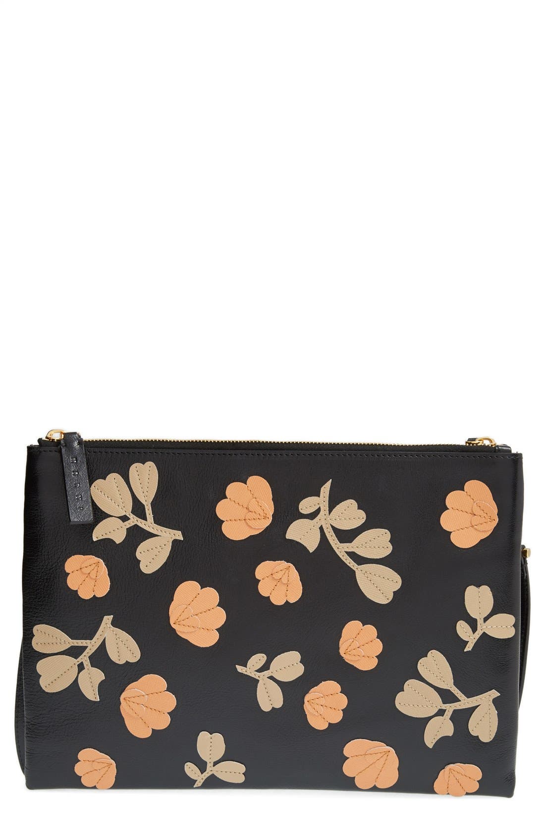 Marni 'Bandoleer' Floral Crossbody Bag Nordstrom