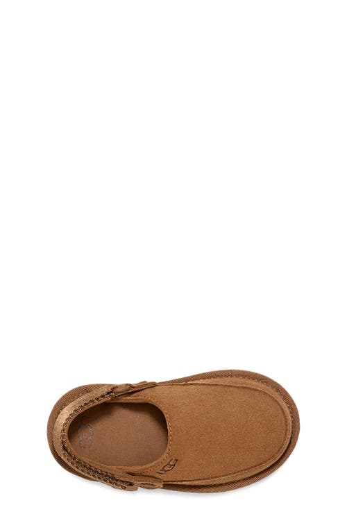 Ugg(r) Kids' Goldenstar Clog In Chestnut