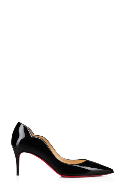 CHRISTIAN LOUBOUTIN CHRISTIAN LOUBOUTIN HOT CHICK SCALLOP PATENT LEATHER PUMP 