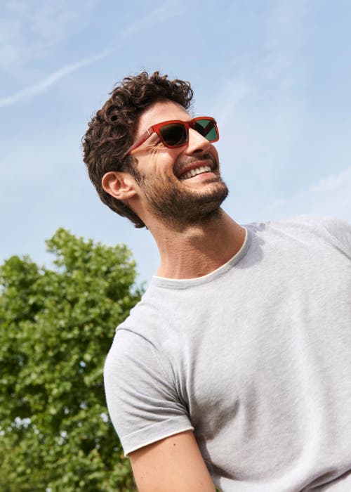 Eco Balsa Sunglasses In Rust