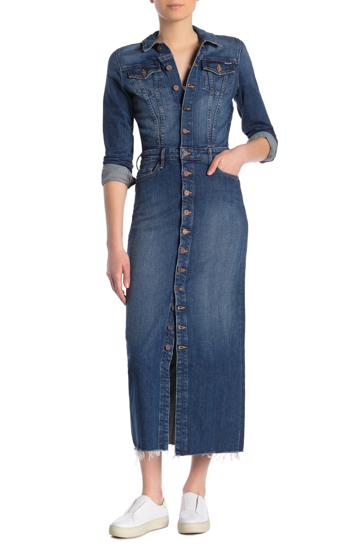 mother denim dress