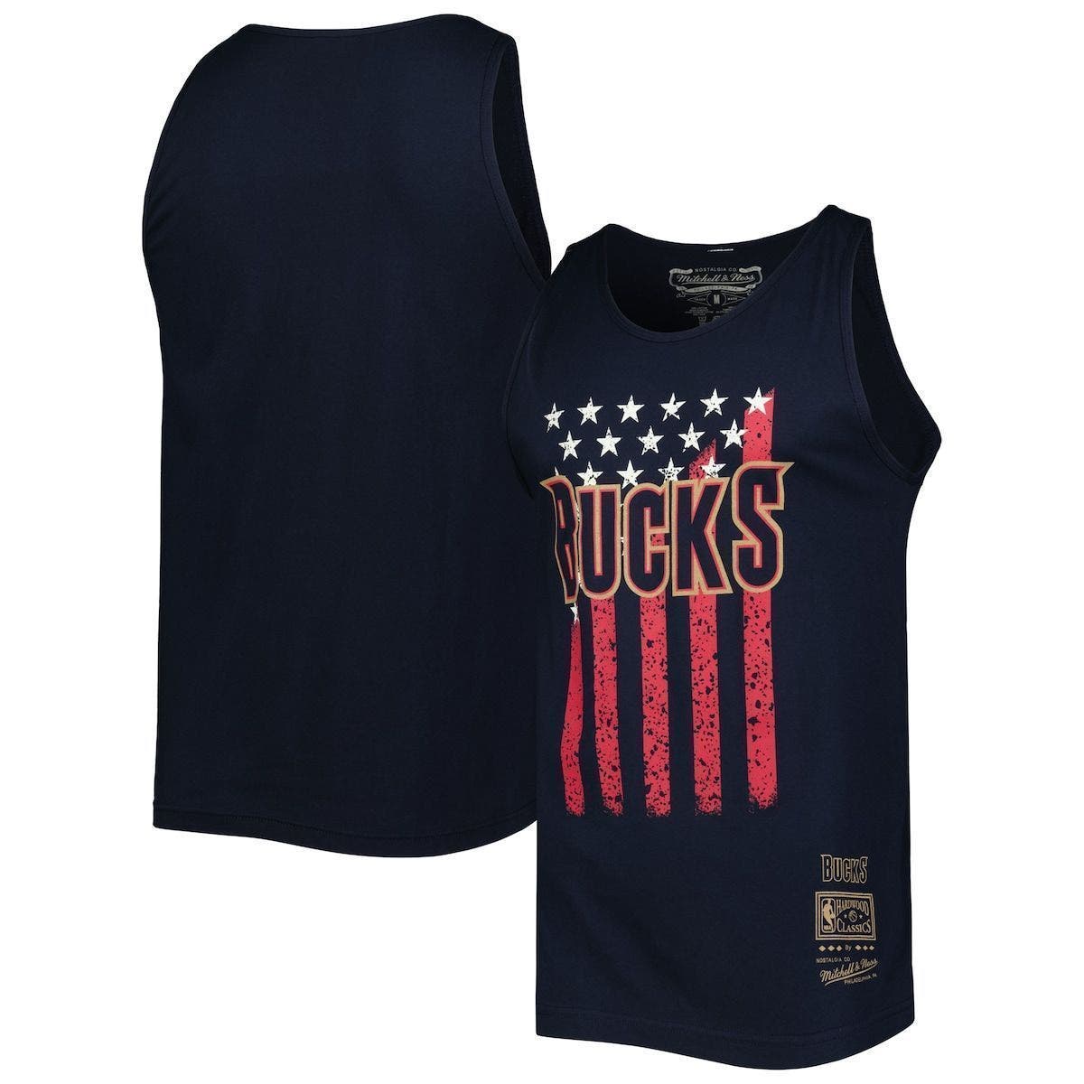 milwaukee bucks men's tank top