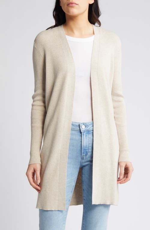 KOBI HALPERIN Marla Open Cotton Blend Cardigan Natural at Nordstrom,