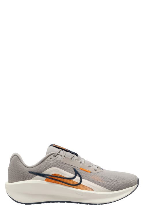 Shop Nike Downshifter 13 Running Shoe In Iron Ore/thunder Blue/orange