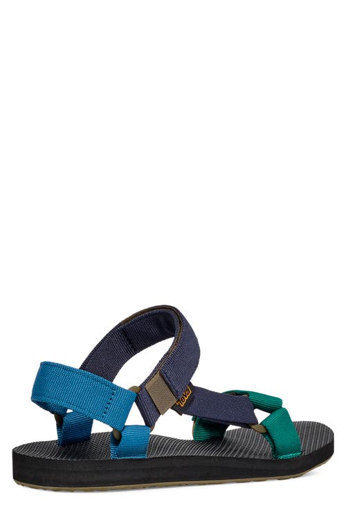 Shop Teva 'original Universal' Sandal In Navy Multi