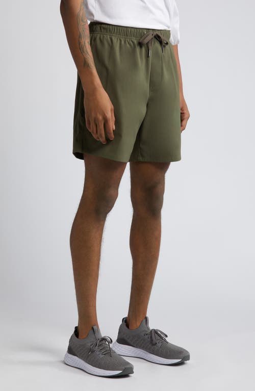 Shop Rhone Stretch Boathouse Shorts In Lichen Green