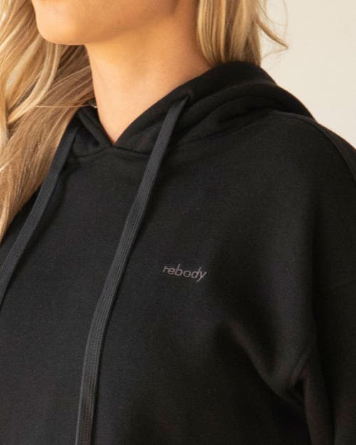 Rebody Active Rebody Lifestyle Hoodie In Metropolis Black/slate
