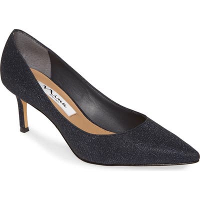 Nina Nina60 Pointy Toe Pump, Blue