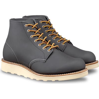 Red Wing 6-Inch Round Toe Boot- Grey