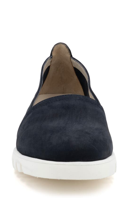 Shop Amalfi By Rangoni Elia Patent Leather Platform Loafer In Navy Tiffany