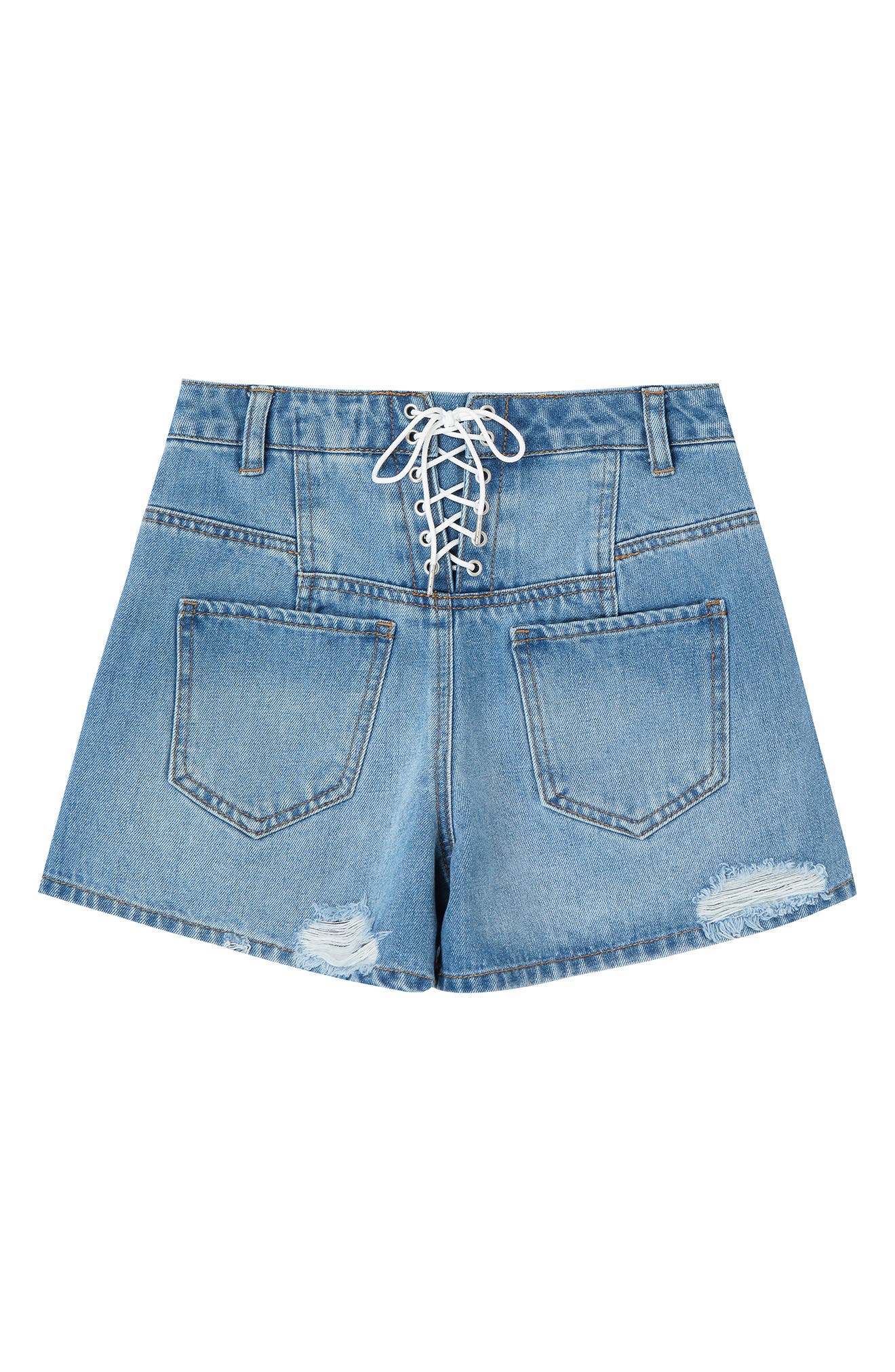 Truce Kids' Distressed Denim Shorts 