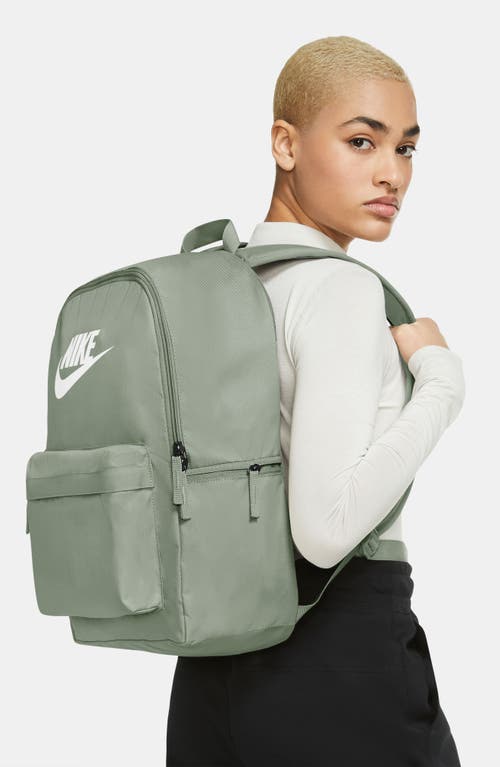 Shop Nike Kids' Heritage Canvas Backpack In Jade Horizon/jade/white