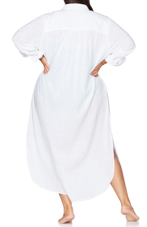 ARTESANDS ARTESANDS MONTEVERDI COTTON BLEND COVER-UP MAXI DRESS 