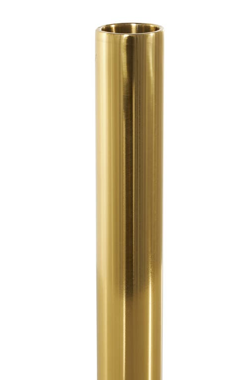 Vivian Lune Home Set Of 3 Taper Candleholders In Gold