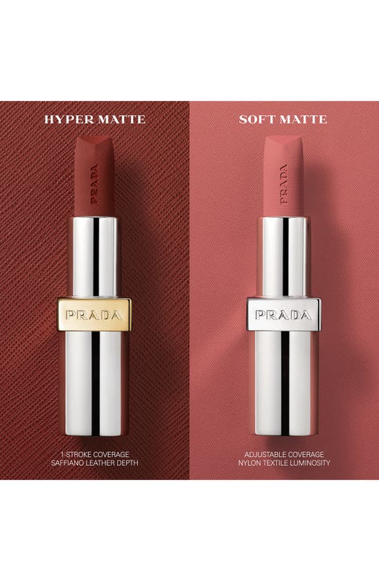 Shop Prada Monochrome Hyper Matte Refillable Lipstick In B11