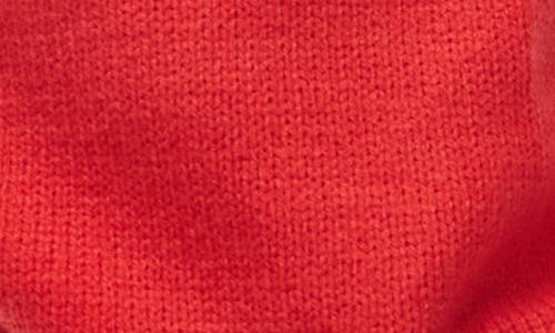 Shop Topshop High V-neck Sweater In Red