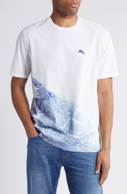 Shop Tommy Bahama Coastal Hideaway Graphic T-shirt In White