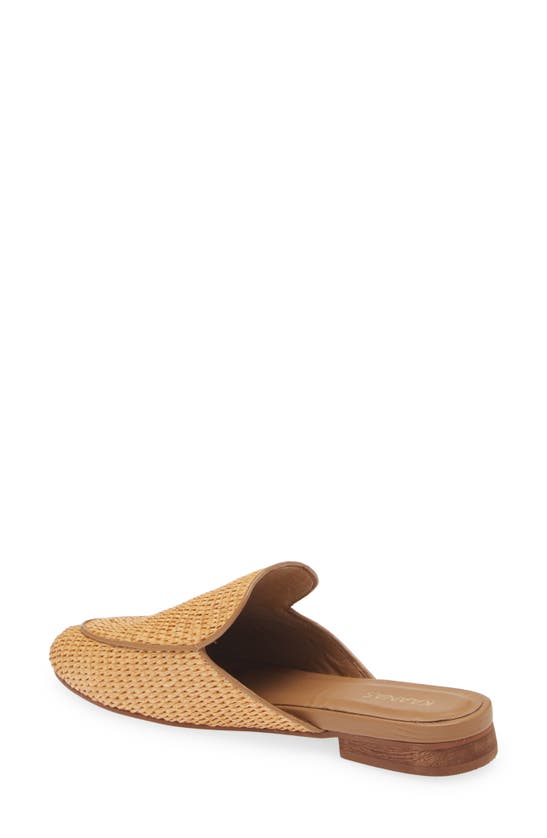Kaanas Jaspe Basketweave Mule In Caramel
