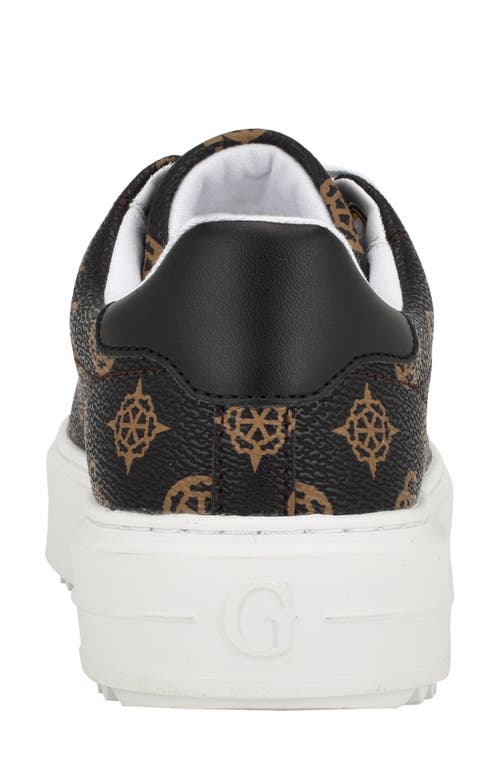 Shop Guess Denesa Platform Sneaker In Brown