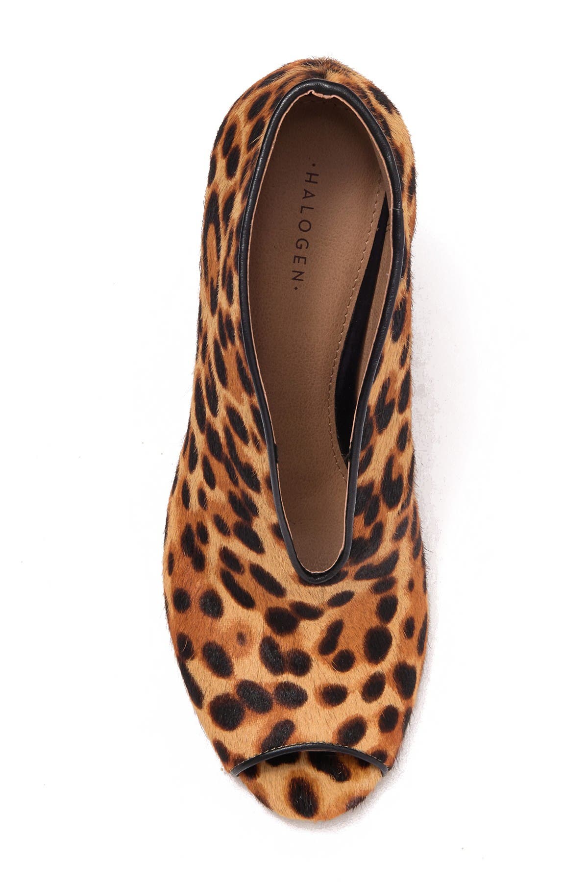 halogen leopard booties