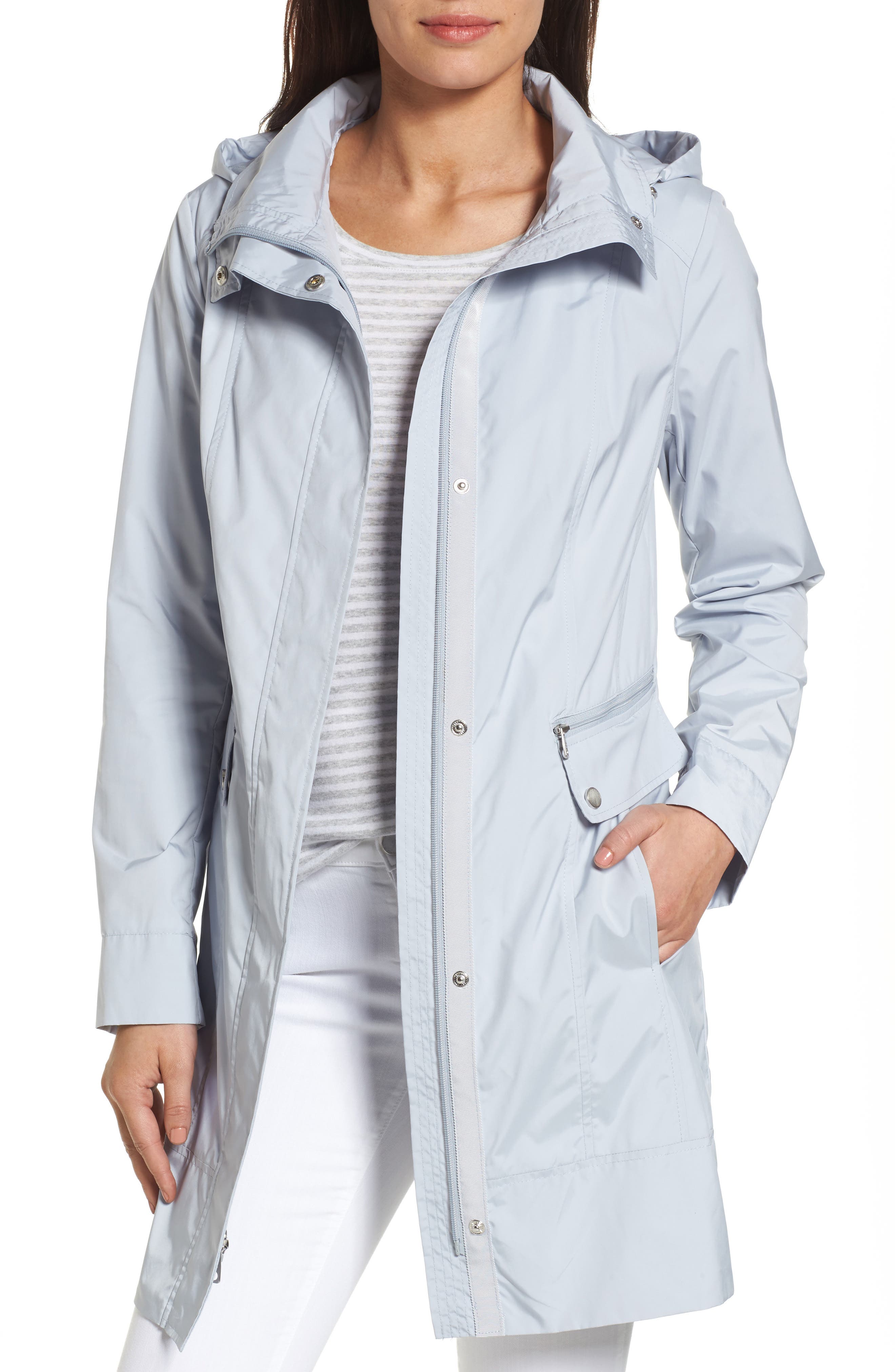 Cole Haan Women's City Packable Rain Jacket 