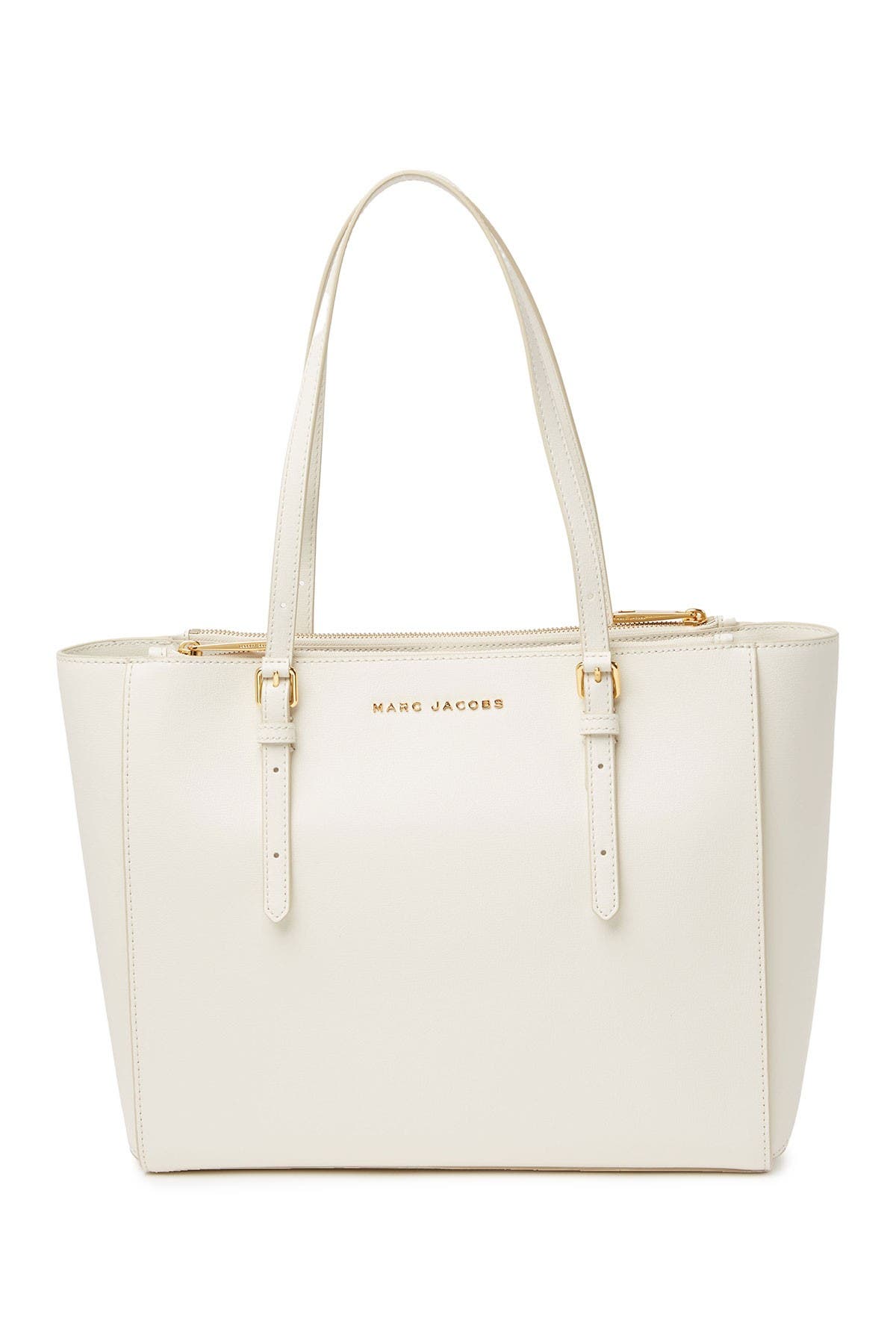 Marc Jacobs Commuter Leather Tote Bag In Ivory | ModeSens