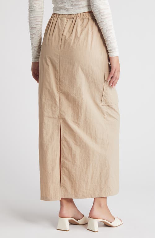 Shop Something New Alicia Parachute Maxi Skirt In Brazzilian Sand