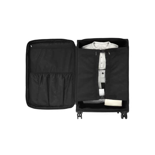 Shop Bugatti Siena Softside Check-in Large Luggage With Expansion In Black