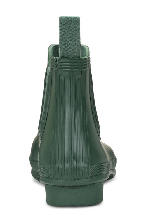 Hunter Original Waterproof Chelsea Rain Boot In Dark Olive/dark Olive