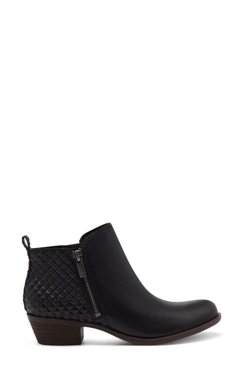 Shop Lucky Brand Basel Bootie In Black/black