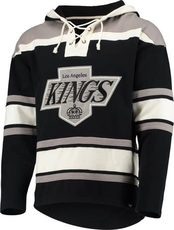 Men's Mitchell & Ness Luc Robitaille Black Los Angeles Kings Name & Number T-Shirt