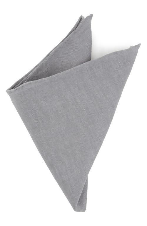 Cufflinks, Inc. Linen Pocket Square in Grey at Nordstrom