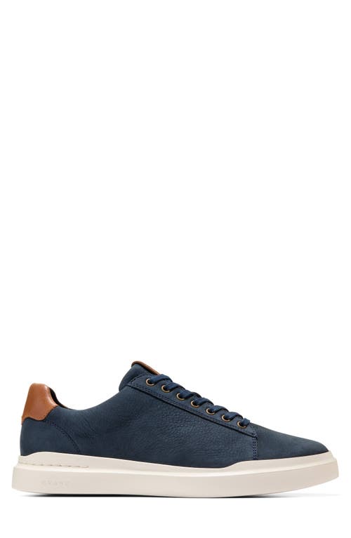 Shop Cole Haan Grandprø Rally Ltt Low Top Sneaker In Navy Blazer Nubuck