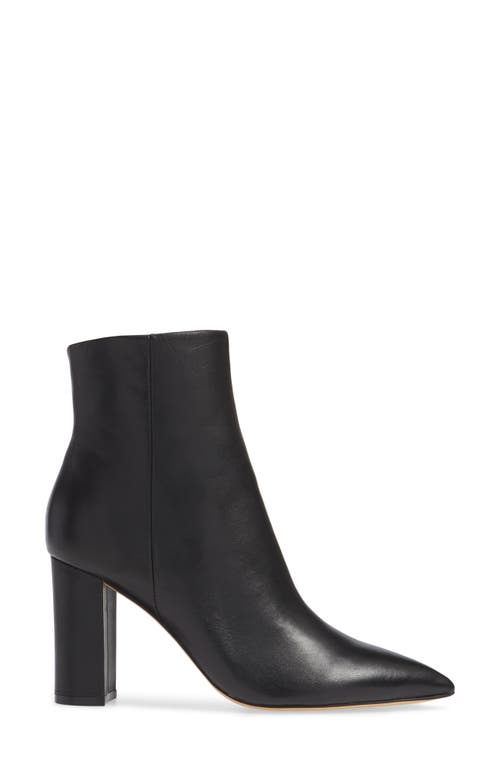 Marc Fisher Ltd Ulani Pointy Toe Bootie In Black Leather