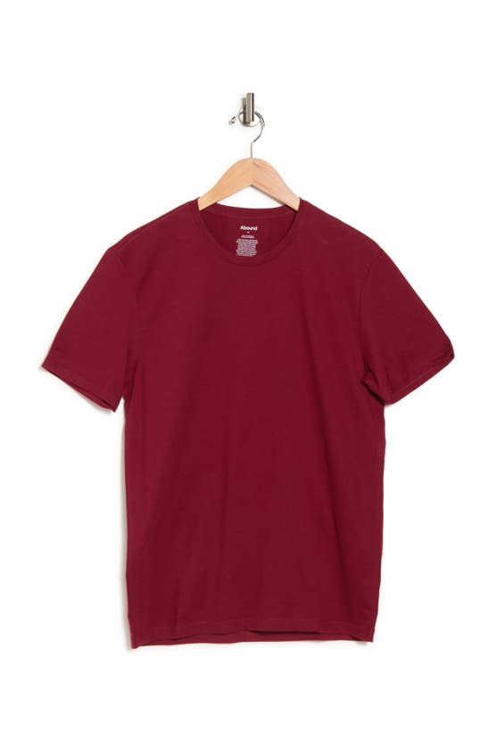 Abound Short Sleeve Crewneck T-shirt In Red Rhubarb
