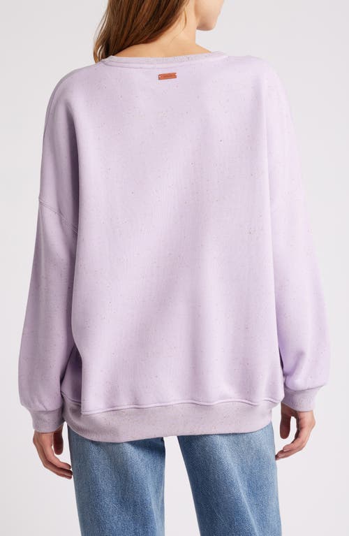 Shop Sessun Sessùn Chebbi Oversize Balloon Sleeve Sweatshirt In Chebbi-wild Lilac