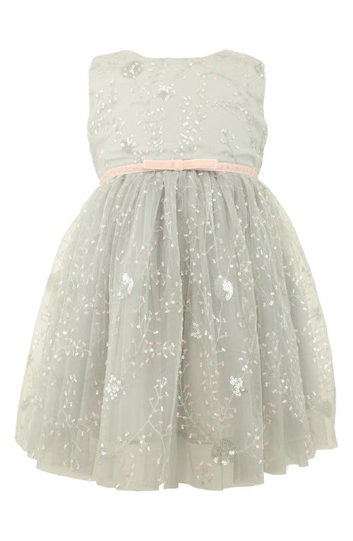 Popatu Kids' Sequin Tulle Dress in Grey at Nordstrom, Size 6X