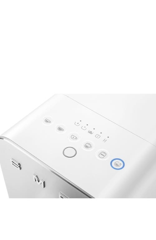 Smeg Automatic Coffee Machine With Auto Froth In Matte White