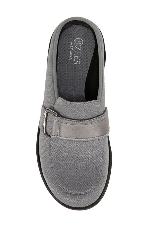 Bzees Galleria Washable Mules In Grey