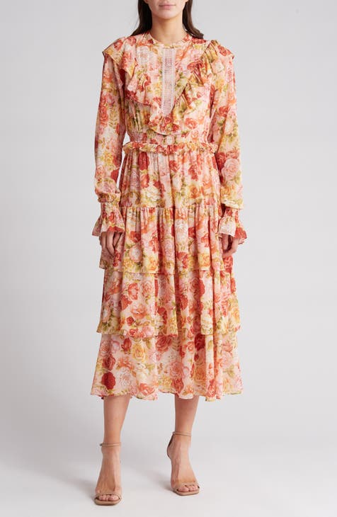 Long Sleeve Floral Dresses | Nordstrom Rack