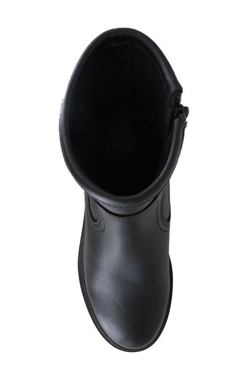 National Comfort Rafaela Platform Bootie In Black Leather
