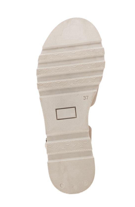 Bueno Gianna Slingback Platform Wedge Sandal In Light Grey