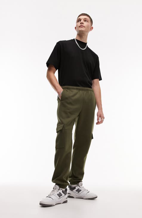 Topman smart wide leg crop pants in black