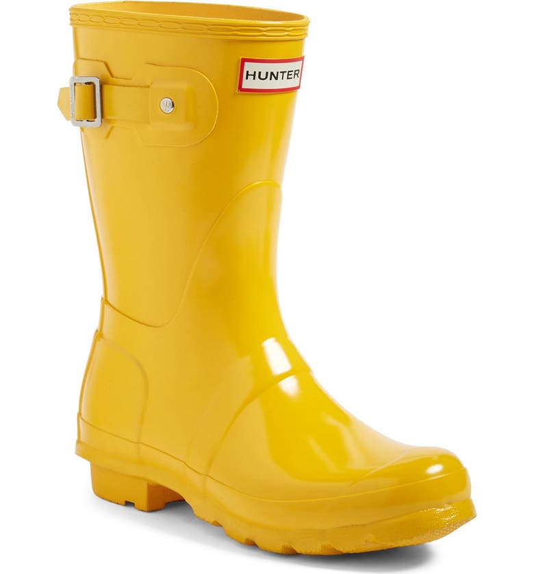Hunter Original Short Gloss Waterproof Rain Boot (Women) | Nordstrom